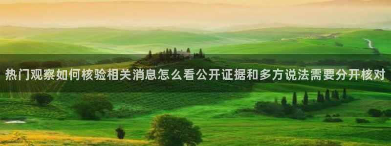 91吃瓜资讯大全:热门观察如何核验相关消息怎么看公开证据和多方说法需要分开核对